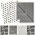 6 Pack Swedish Dishcloths for Kitchen - Reusable Dish Cloths for Washing Dishes Absorbent Cute Funny Kitchen Towels Cleaning Sponge, Line Drawing