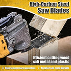 20PCS Oscillating Tool Blades, Professional Universal Titanium Oscillating Saw Blades Multitool Blades Kits for Wood Plastics Metal, Dewalt Ryobi Fein Milwaukee（1 titanium blade 19 wood blades）