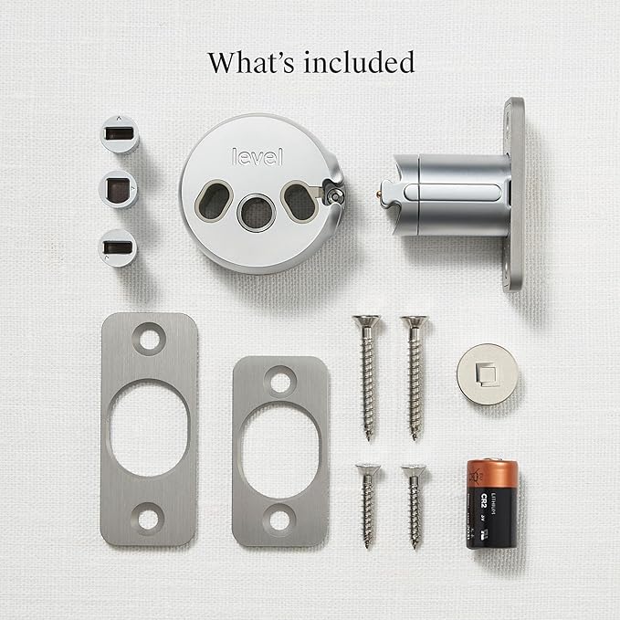 Level Bolt (Wi-Fi) Smart Deadbolt - Make Your Lock Smart & Keep Existing Hardware and Keys - Lock/Unlock from Anywhere - Level App for iOS & Android - Works with Apple Home, Alexa & Google Home