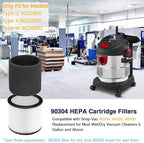 Cabiclean Foam Sleeve Filter for Shop-Vac 90304 90350 90333 Replacement for Most Wet/Dry Vacuum Cleaners 5 Gallon and Above, Compare to Part No.90304, 90585 (2+4)