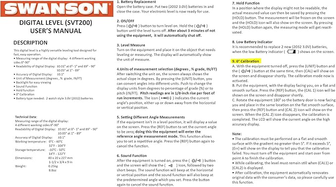 Swanson Tool Co SVT200 9 Inch Savage Digital Magnetic Aluminum Billet Torpedo Level,Orange