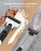 Cordless Wet Dry Vacuum Combo – 5-in-1 Lightweight Self-Propelled Mop & Vacuum for Hard Floors & Carpets, All-in-One for Whole-Home Cleaning