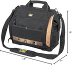 Custom Leathercraft1537 Multi-Compartment Tool Carrier, 30 Pocket, 13 In.