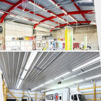 12 Pack, 4FT LED T8 Type A+B Tube Lights, 30W(80W Equivalent), 4000LM, 6000K, Clear Cover, Single or Double End Powered, Ballast Bypass, 4 Foot T10 T12 Fluorescent Bulbs Replacement