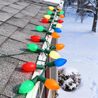 25 Pack C9 LED Christmas Light Bulbs,C9 Plastic Multicolor Replacement LED Bulbs Shatterproof C9/E17 Candelabra Base 0.6 Watt Great for Outdoor Indoor Night Lights Holiday Christmas Tree Decor