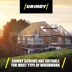 #10 x 2 1/2’’ Wood Screws by Grindy (200pack/2.33LBS) – Self-Drilling Deck Screws I Rust Resistant I Quick Drive & Fast Grip I for Cabinet, Furniture & Other Projects I T25 Star Drive I Bit Included