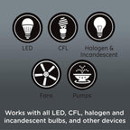 Enbrighten Almond Add-On Switch, QuickFit & SimpleWire, Z-Wave/Zigbee, Not A Stand Alone Switch, 24 Pack, 85097