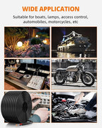 14 Gauge Wire, 14 AWG 2 Conductor Electrical Wire, Flexible/Oxygen-Free Tinned Copper/Stranded PVC 14/2 Cord for Automotive, Marine, LED Strips, Solar, RV, Lighting (50FT)