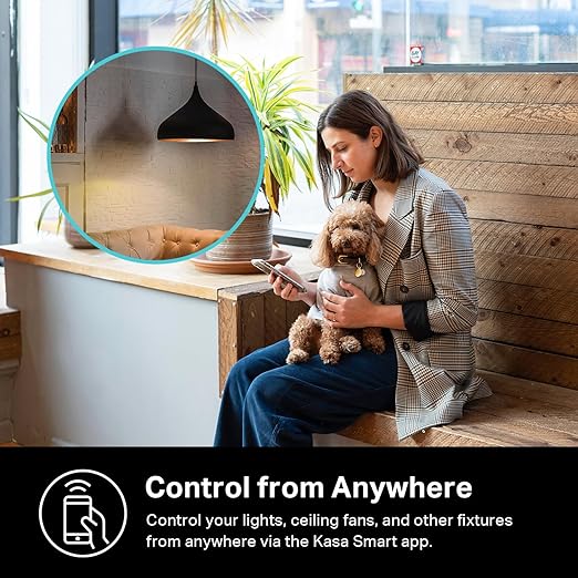 Kasa Smart Dimmer Switch HS220P3, Single Pole, Needs Neutral Wire, 2.4GHz Wi-Fi Light Switch Works with Alexa and Google Home, UL Certified,, No Hub Required, 3-Pack