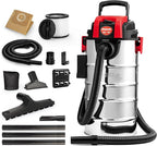 Shop-Vac 6 Gallon 4.0 Peak HP Wet/Dry Vacuum, Wall Mountable Compact Shop Vacuum with 20 ft Extra Long Hose & Accessories - Ideal for Jobsite, Garages, Car & Workshops