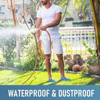 Shoe Covers Disposable Non Slip for Indoors Pack of 200 (100 pairs) Recyclable Shoe Booties Waterproof Shoe & Boot Covers Durable Shoe Protectors Covers One Size Fits Most Blue