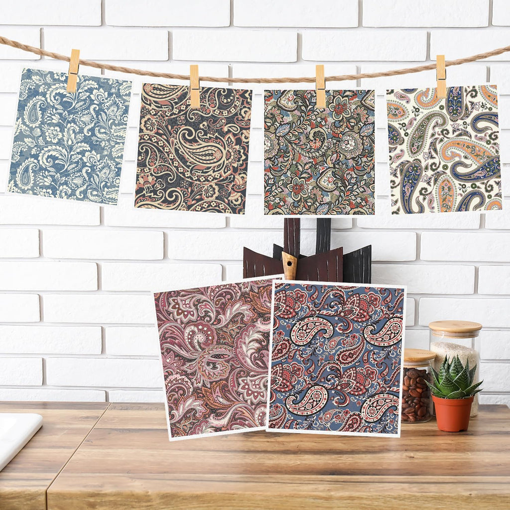 Swedish Dishcloths for Kitchen, 6 Pack Vintage Reusable Dish Paper Hand Towels Housewarming Gifts, Absorbent Dish Rags Decoration for Home Cooking Cleaning