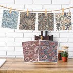 Swedish Dishcloths for Kitchen, 6 Pack Vintage Reusable Dish Paper Hand Towels Housewarming Gifts, Absorbent Dish Rags Decoration for Home Cooking Cleaning