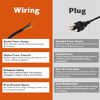 Empava 3000W Cooktop 2 Burner, Built in Infrared Electrical Stove Top for Kitchen 208~240V Hard Wired, No Plug, ETL Certified, Black, 12 Inch Radiant