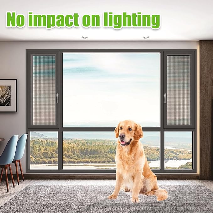 48in x 100ft Window Screen and Screen Door Mesh .Fiberglass Screen Doors for Patio and Window .for DIY Repair Or Reinstallation of Screens and Doors Gary