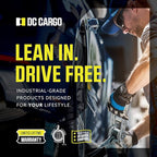 Pack of 50 Tarp Straps, 41" Long Natural Rubber Bungee Cord Tie-Downs Ideal for Securing Tarps, Canvases, Cargo in Cold Climates. Trailer Tie-Downs w/ Metal S-Hooks, by DC Cargo Mall.