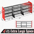 Large Power Tool Organizer Wall Mount-12 Drill Holder, Metal Heavy Duty Garage Tool Storage Shelves with Screwdriver Plier Holder, Gifts Idea for Men Dad Husband