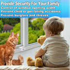 [16 Sets] Sliding Window Lock with Key Aluminum Alloy Adjustable Security Lock (Silver) Single Hole Quick Installation Anti-Theft and Anti-Theft Suitable for Vertical/Horizontal Windows