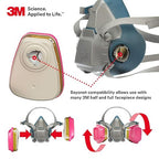 3M P100 Respirator Cartridge/Filter 60926, 1 Pair, NIOSH, Helps Protect Against Organic Vapors, Acid Gases, Ammonia Methylamine, Formaldehyde and Particulates