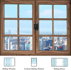 10 Pack Window Sash Locks, Cam Action Window Locks for Double Hung Window Latches Replacement, Black Sliding Window Parts and Hardware Latch Lock for Vertical and Horizontal Sliding Windows