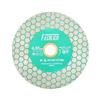 4-1/2" Diamond Tile Saw Blade - FACHLICH 115mm Cutting Wheel for Cutting and Grinding Porcelain Ceramic Tile Marble Artificial Stone