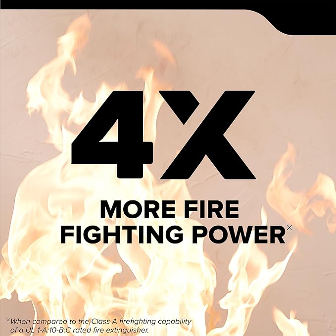 Kidde Commercial-Grade Fire Extinguisher for Office, Schools, Rechargeable 4A60BC