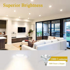 PAR38 Halogen Flood Light Bulbs, 90W Equivalent, 120V, E26 Base, 2700K Warm White Light for Indoor and Outdoor 8 Pack