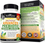 Prebiotics for Advanced Gut Health - Immune System Support & Dietary Fiber - Fuels Good Bacteria Growth to Promote Digestive Health - Gas & Digestion Support - Probiotics for Men & Women - 60 Capsules