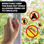 DOCA 72 in x 100 ft Window Screen Mesh - Window Screen Replacement, Fiberglass Mesh Roll for Window, Patio Screen, Porch Screen, or Door - Charcoal