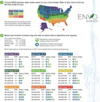 ANZZI Envo ANZZI Electric Tankless Water Heater 27 kWat 240 Volts, Small Enough to Install Anywhere - For kitchen faucet, bathroom faucet and shower (WH-AZ027-M3)