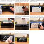 Mailbox Decals Personalized Address and Street Name Outdoor Stickers VWAQ-CMB1 (12 Inch X 6 Inch, Silver)