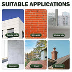 Clear Coating 1 Gallon, UV Defense, Concrete Sealer, Transparent Waterproof Adhesive & Invisible Waterproof Agent, Acrylic, for Roof, Wall, Indoor & Outdoor