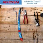 3-Picec 6TPI Pruning Reprocating Saw Blades 15 Inches Curved Edge, Wood Trimming Saw Blades for Tree with Japanese Teeth