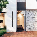 LamQee 63 Inch Long Outdoor Wall Lights Modern Exterior Lighting Fixtures for House, Waterproof 3000K 48W 2400LM LED Linear Outdoor Wall Sconces Lighting for Porch Patio Garage Door Yard Indoor