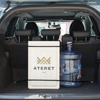 ATERET Rubber Bungee Cords with Hooks I 9 Inch, 14" Max Stretch I Heavy-Duty Black Tie Down Straps for Outdoor, Tarp Covers, Canvas Canopies, Motorcycle, and Cargo, Pack of 50