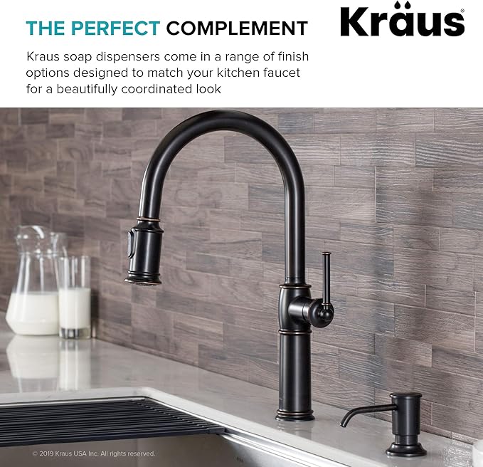 KRAUS Kitchen Soap and Lotion Dispenser in Oil Rubbed Bronze, KSD-80ORB