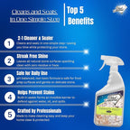 Black Diamond Stoneworks GRANITE PLUS! 2 in 1 Cleaner & Sealer for Granite, Marble, Travertine, Limestone, Ready to Use! 32 Fl Oz