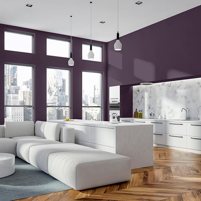 Rust-Oleum Color Spark Interior Paint and Primer in One, Matte, Hocus Pocus, 1 Gallon