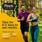 Pinch Magic Fiber | Prebiotic Fiber Supplement for Women & Men | Psyllium Husk Powder for Digestive & Gut Health Support | Keto, Vegan, Low Sugar Fiber Powder | USA-Made | Lemon Ginger, 28-Day Supply