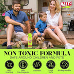 HALT! Fire Fighting Foam Spray – Non-Toxic, PFAS Free, Easy to Use, Store, and Find in Emergency – Compact & Portable – Ideal for Home, Kitchen, Apartment, Car, BBQ, Tailgate – Made in USA (2-Pack)