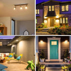 PAR30 Halogen Short Neck 39W 120V 400LM, 6 Pack High Output Halogen PAR30 Dimmable 2800K Warm White, E26 Long Lifespan Short Neck Flood Light Bulb for Recessed, Tracking Lighting