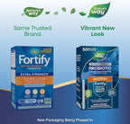 Nature’s Way Fortify Extra Strength† Probiotic Age 50+, 50 Billion Live Cultures, 11 Strains, Prebiotics, Digestive Health*, Immune Support*, Colon Health*, 30 Capsules (Packaging May Vary)
