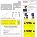 Generator Interlock Kit Compatible with GE General Main 150 or 200 Amp Panels, 1-1/4" Spacing Between Main and Branch Breakers, Electrical Interlock Kit