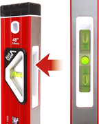 Goldblatt 48in. Double View Vertical Site I-box Spirit Level