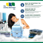 WonderWash Portable Washing Machine for Apartment & Tiny Spaces - Manual Hand Clothes Washer with Retro Design - Clean Laundry Anywhere with Our Countertop, Non-Electric, Small Washer - Blue