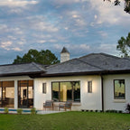 tewei LED Outdoor Wall Lights, 15.7'' Modern Outdoor Indoor Wall Sconce Large Exterior Lighting Fixtures Outside Front Door Lights for House, Hallway, Warm White 3000K, Antique Black, 2 Pack