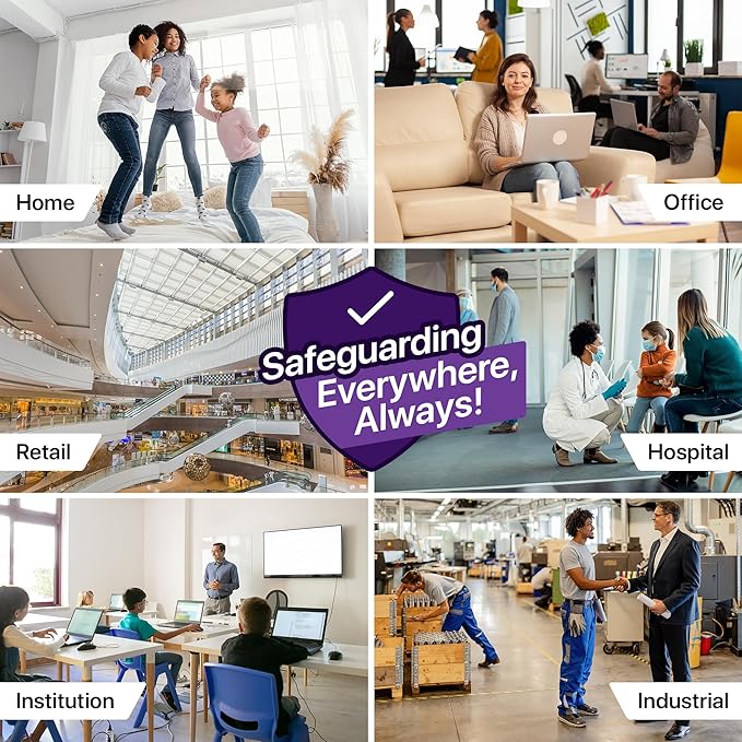 Simply 18x25x1 Air Filter, MERV 13, MPR 1500, 6 Pack, For Home AC Furnace & HVAC (Actual Size: 17.75"x24.75"x0.75") DUST, Pet, & Allergy Control