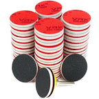 64 PCS 2 Inch Sanding Disc Pad,Hook and Loop Sanding Pads 180 to 3000 Wet Dry Sponge Sandpaper with 1/4” Shank for Drill Sanding Grinder Rotary Tools Curved Surface Polishing and Sanding