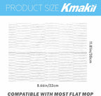 KMAKII Dry Sweeping Cloths Dry Mop Refills for Floor Mopping and Cleaning Disposable Dusting Cloths Electrostatic Cloths Unscented 120 Counts