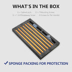 6 Pack 13.6 Inch Length|12.6 inch(320mm) Hole Center Champagne Bronze Kitchen Cabinet Handles, Cabinet Pulls Kitchen Cabinet Hardware, Cupboard Pulls, Drawer Handles